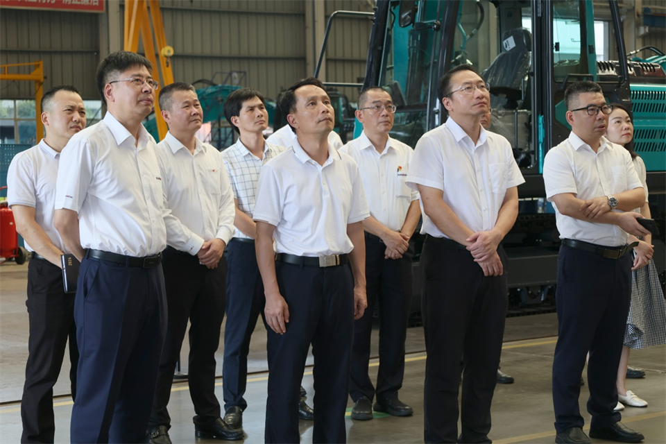 广州市应急管理局调研山河智能